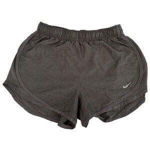 Nike Dri-FIT Gray Lined Running Gym Workout Shorts Women's Size Small